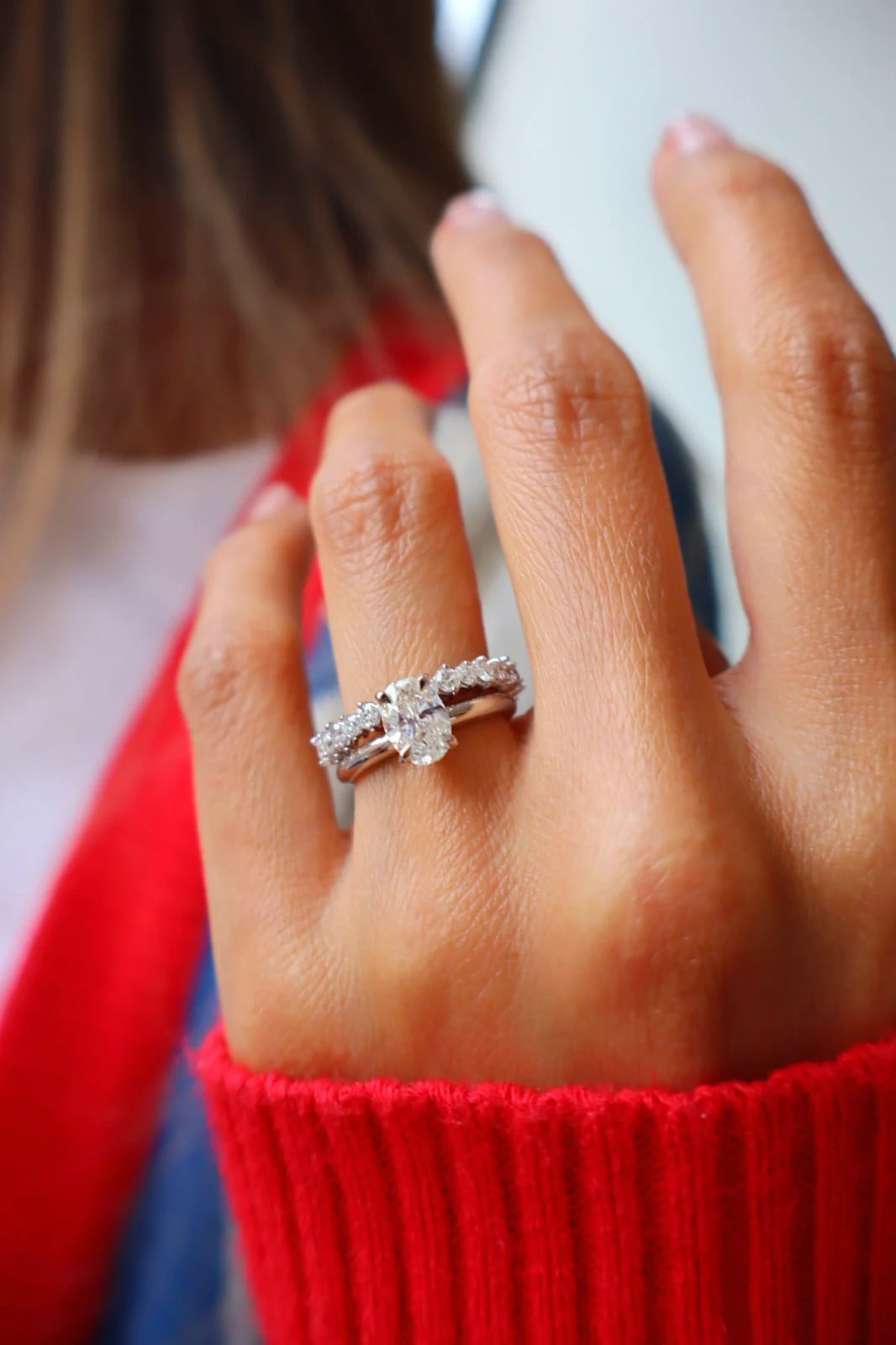 Oval diamond solitaire (2/2)