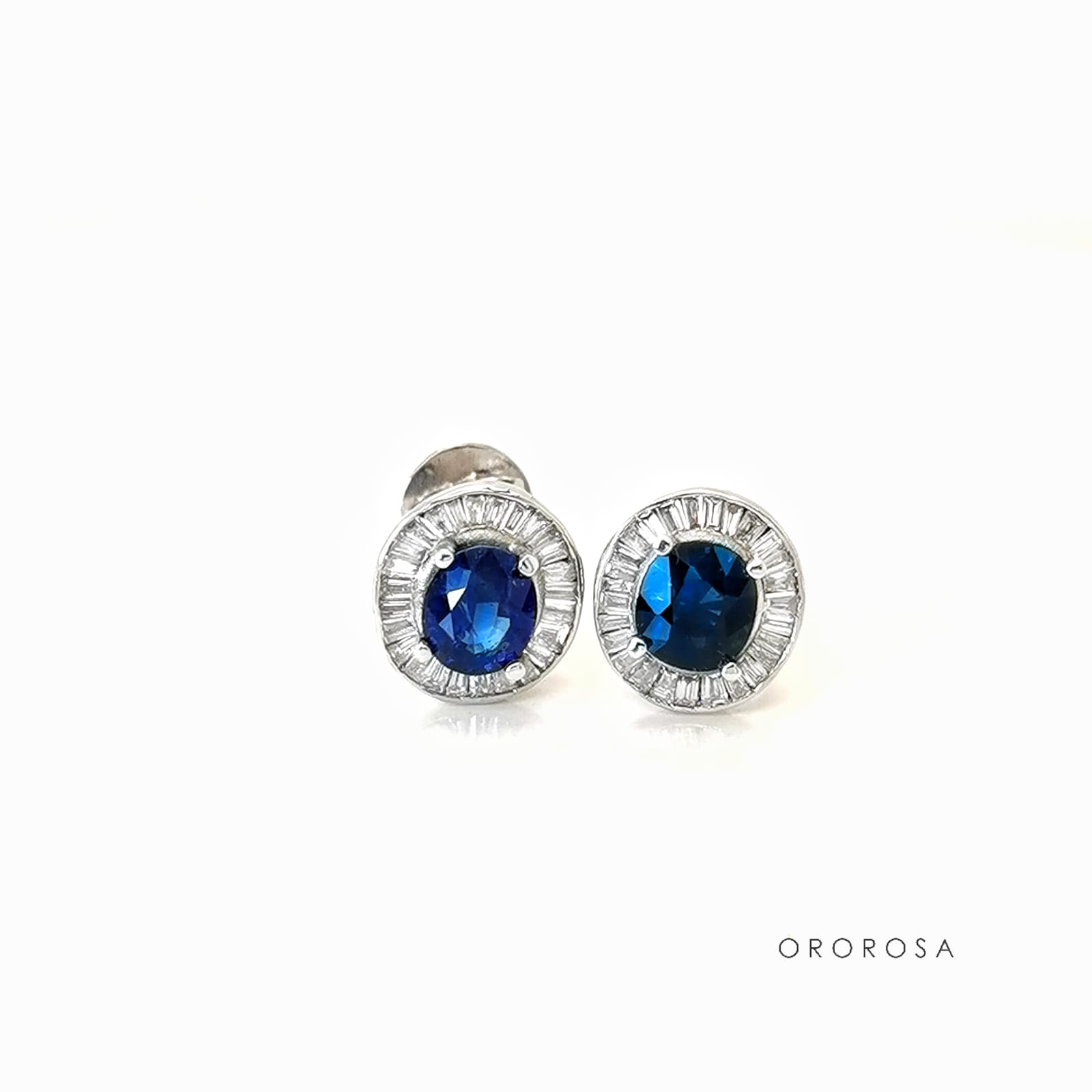 DIAMANTES BAGUETTE Y ZAFIROS